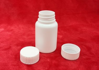 o comprimido plástico do HDPE 120ml engarrafa o empacotamento farmacêutico da cápsula do tampão 4.5g