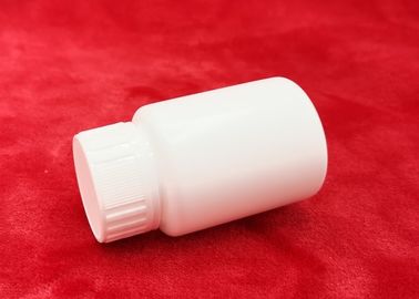 Garrafas plásticas da cápsula da tabuleta do comprimido do HDPE 120CC branco vazio