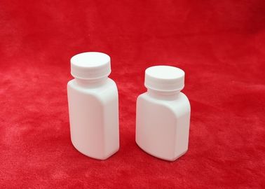 Garrafas plásticas do quadrado do polietileno high-density para a fase do acondicionamento de alimentos dos comprimidos