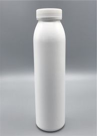 garrafas plásticas redondas do HDPE 400ml, garrafas plásticas brancas tampadas da farmácia 
