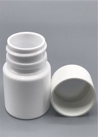 garrafas de comprimido 30ml plásticas brancas com tampa, garrafas vazias redondas da cápsula 