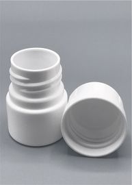Garrafa de comprimido vazia pequena com tampão, recipientes plásticos de pouco peso para comprimidos