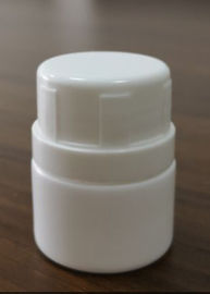 garrafa pequena branca da medicina 5.9g, garrafas 30ml plásticas redondas com tampas